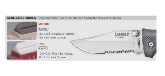 AFIADOR DE FACAS - SERRATED STONE FINE - Image 4