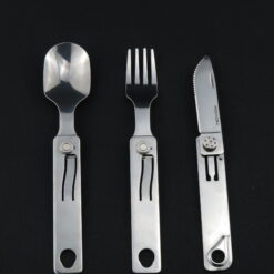 CONJUNTO DE TALHERES 3 EM 1 DOBRÁVEIS C/IMAN