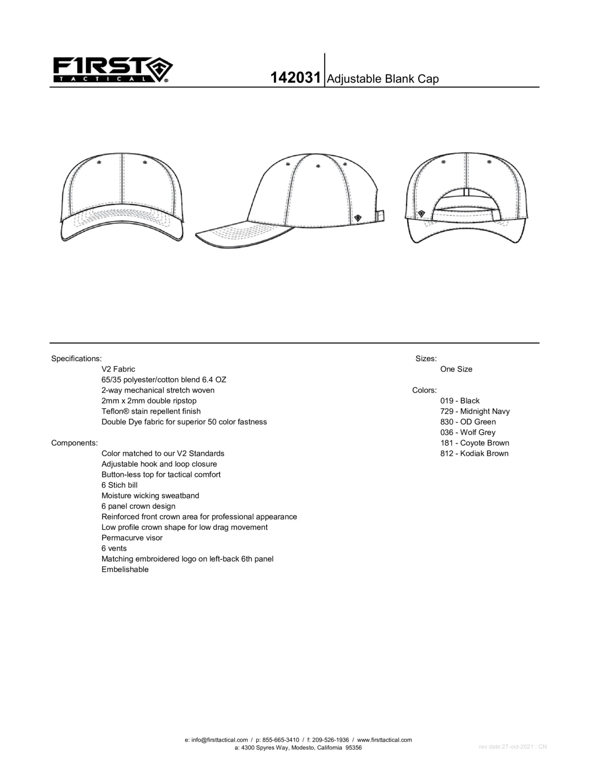 CHAPÉU UNIFORME AJUSTÁVEL - Image 19