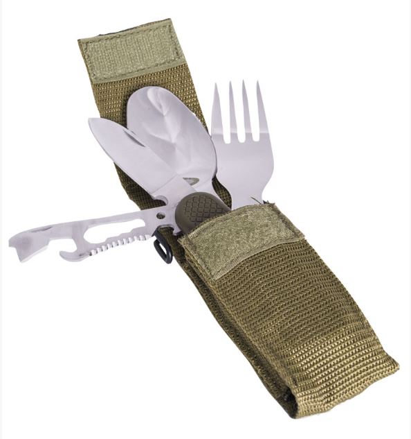 CONJUNTO TALHERES C/FUNDA -3 PEÇAS (CANIVETE/GARFO/COLHER)-VERDE - Image 2