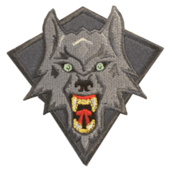 PATCH LOBO CINZA