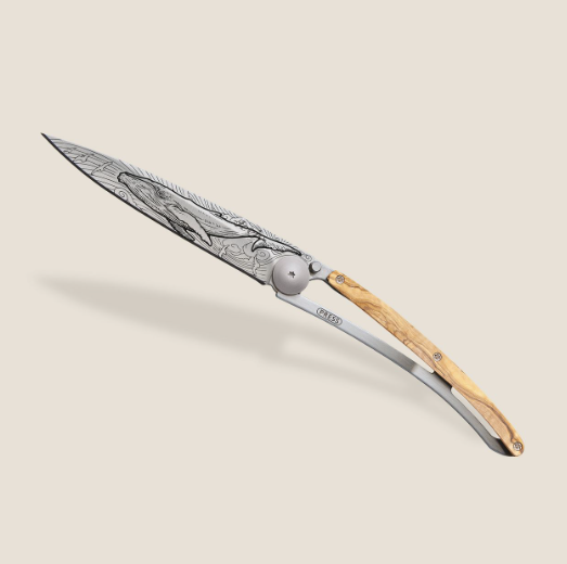 NAVALHA DEEJO, 37GR, WHALE, TITANIUM, MADEIRA OLIVEIRA - Image 2