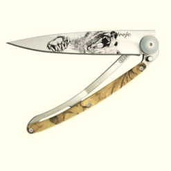 NAVALHA DEEJO, 37GR, GRIZZLY, TITANIUM, MADEIRA CAMO