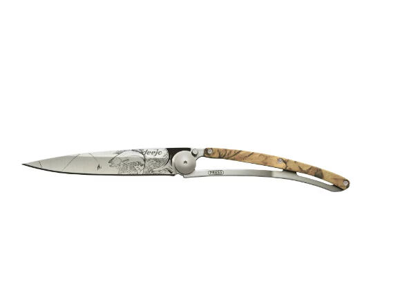 NAVALHA DEEJO, 37GR, TROUT, TITANIUM, MADEIRA CAMO - Image 2