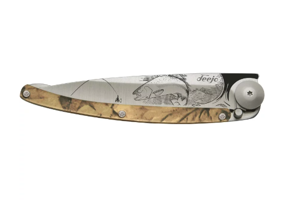 NAVALHA DEEJO, 37GR, TROUT, TITANIUM, MADEIRA CAMO - Image 3