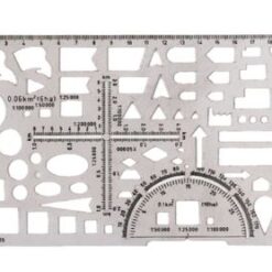 RÉGUA PARA CARTA TOPOGRÁFICA