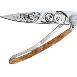 NAVALHA DEEJO, 37GR, WATCHMAKER, TITANIUM, MADEIRA JUNIPER