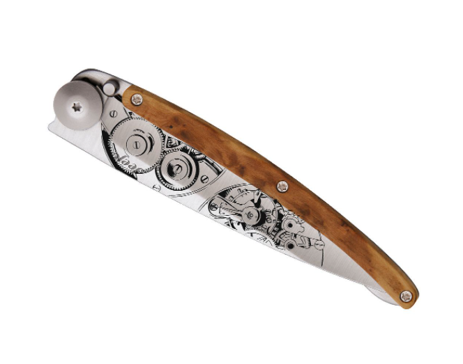 NAVALHA DEEJO, 37GR, WATCHMAKER, TITANIUM, MADEIRA JUNIPER - Image 3