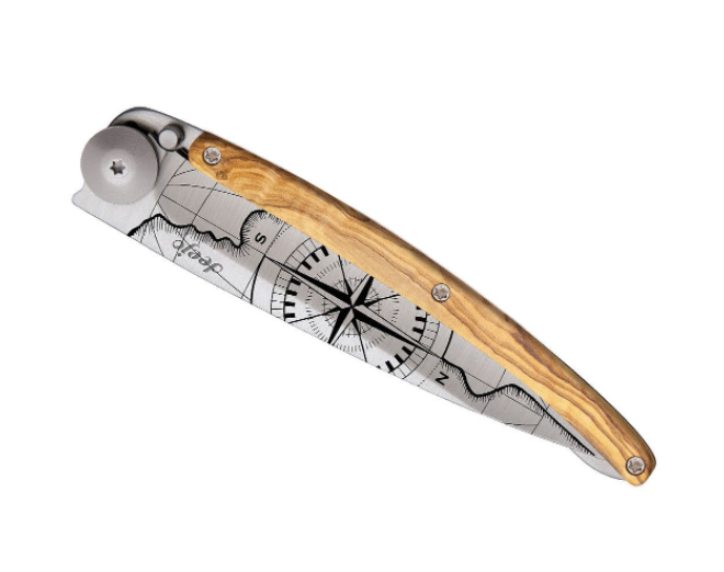 NAVALHA DEEJO, 37GR, TERRA INCOGNITA, TITANIUM, MADEIRA OLIVEIRA - Image 2