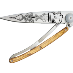 NAVALHA DEEJO, 37GR, CHEF, TITANIUM, MADEIRA OLIVEIRA