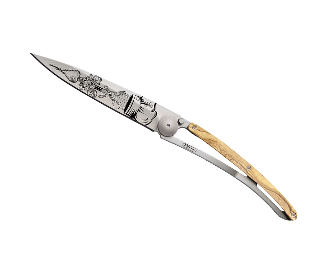 NAVALHA DEEJO, 37GR, CHEF, TITANIUM, MADEIRA OLIVEIRA - Image 2