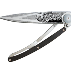 NAVALHA DEEJO, 37GR, GOAL, TITANIUM, MADEIRA ÉBANO