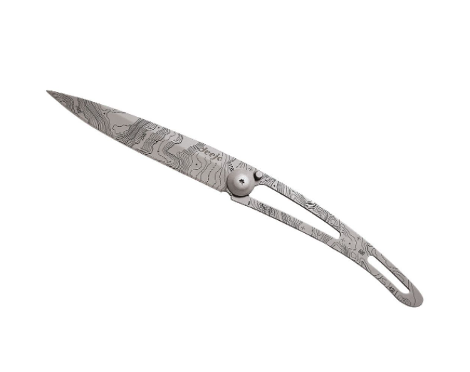NAVALHA DEEJO, 37GR, TOPOGRAPHY, TITANIUM - Image 2