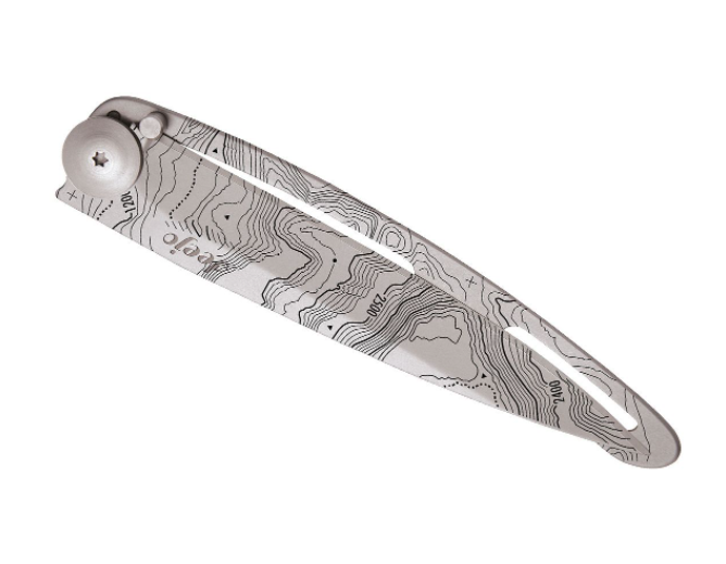 NAVALHA DEEJO, 37GR, TOPOGRAPHY, TITANIUM - Image 3