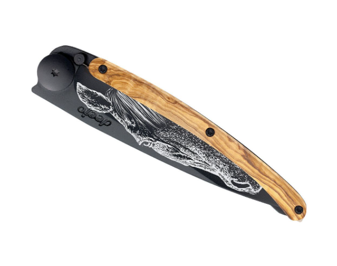 NAVALHA DEEJO, 37GR, PUREBRED, BLACK, MADEIRA OLIVEIRA - Image 3