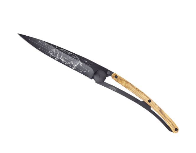 NAVALHA DEEJO, 37GR, PRIMES CUTS, BLACK, MADEIRA OLIVEIRA - Image 2