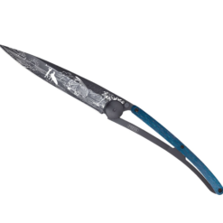 NAVALHA DEEJO, 37GR, VAN LIFE, BLACK, MADEIRA AZUL