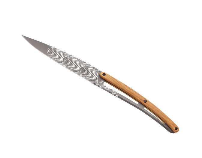 FACA CARNE DEEJO, CONJ.6, ART DECO, TITANIUM, MADEIRA OLIVEIRA - Image 8