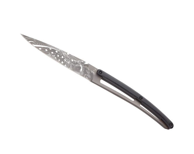FACA CARNE DEEJO, CONJ. 6, JAPANESE, TITANIUM, MADEIRA ÉBANO - Image 6