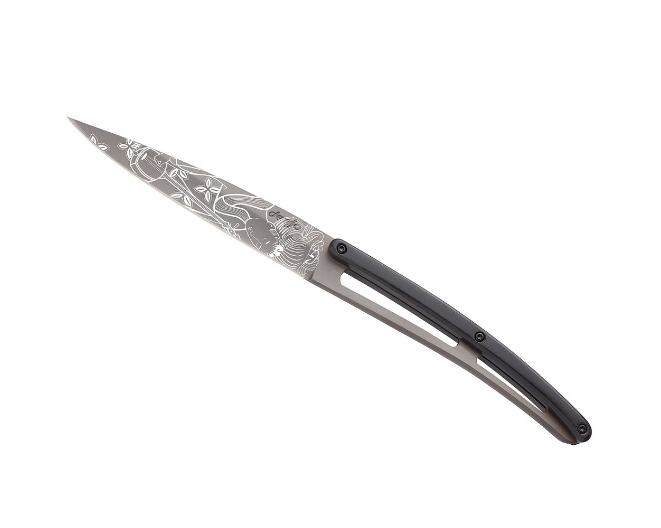 FACA CARNE DEEJO, CONJ. 6, JAPANESE, TITANIUM, MADEIRA ÉBANO - Image 8
