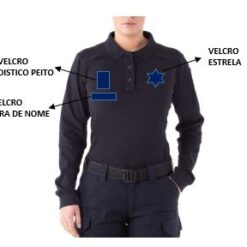 POLO ALGODÃO MULHER L/S GUARDA PRISIONAL