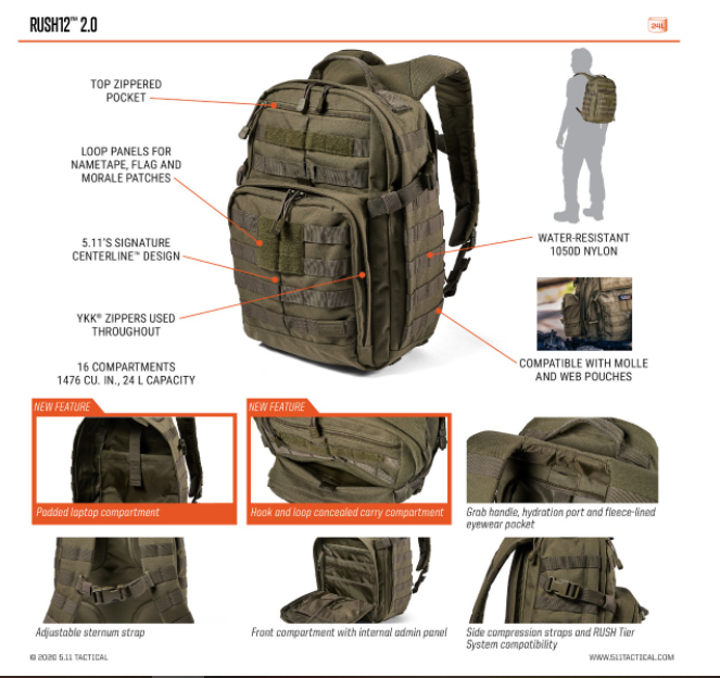 MOCHILA RUSH12™ 2.0® 24L - Image 10