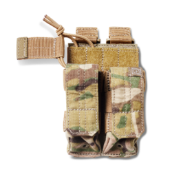 PORTA CARREGADOR DUPLO PISTOLA C/ BUNGEE MULTICAM