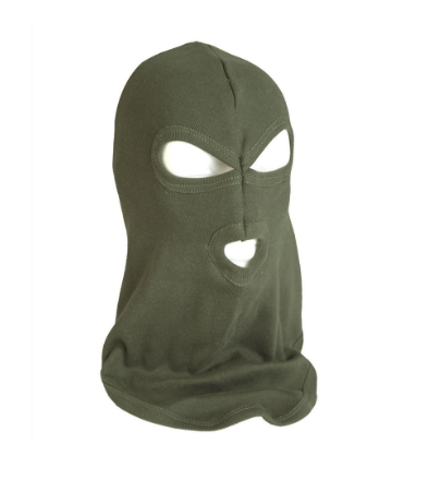 BALACLAVA EM ALGODÃO DE TRÊS FUROS