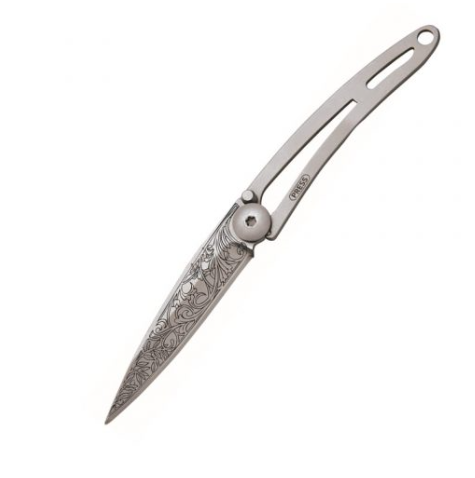 NAVALHA DEEJO, 15GR, ART NOUVEAU, TITANIUM