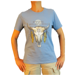 T-SHIRT CATTLE SKULL WOMEN