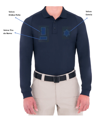 POLO PERFORMANCE MANGA COMPRIDA GUARDA PRISIONAL