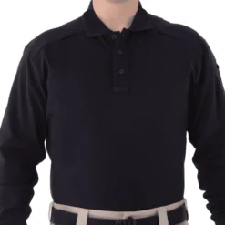 POLO DE MANGA COMPRIDA EM ALGODÃO