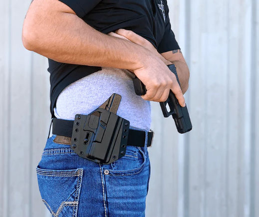 COLDRE DE OCULTAÇÃO OWB P/ GLOCK 17, 22, 31