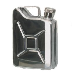 GARRAFA DE BOLSO “JERRY CAN′S”/AÇO 170 ML